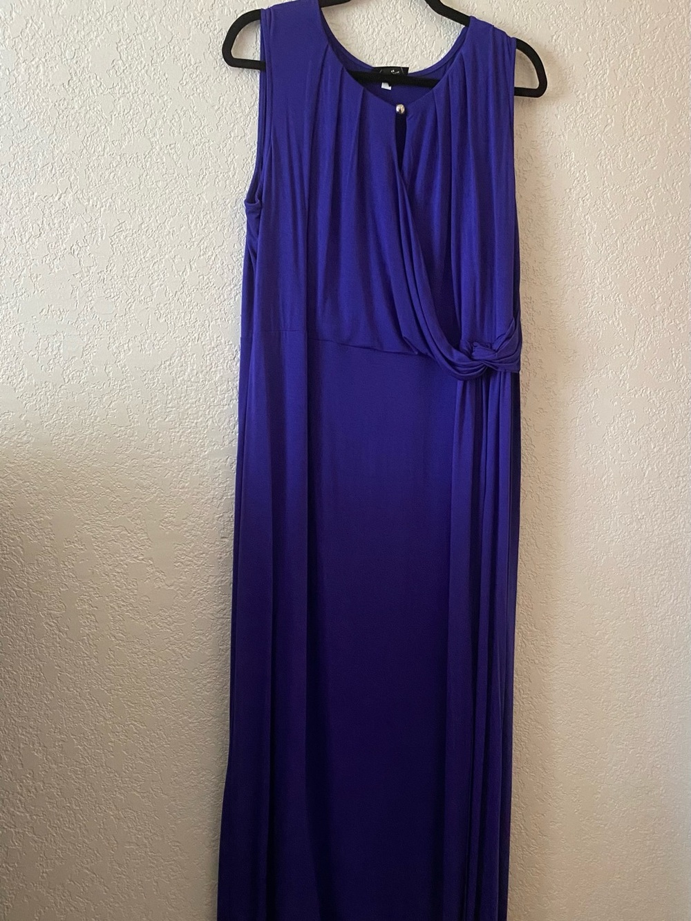 Any Wear by Catherine’s Purple Boho Empire Waist Sleeveless  Maxi Dress Size 18